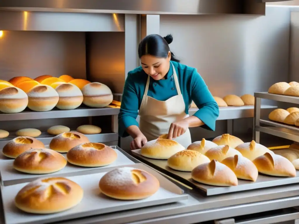 Una panadería peruana con hornos inteligentes, donde los panaderos expertos crean delicias tradicionales y modernas