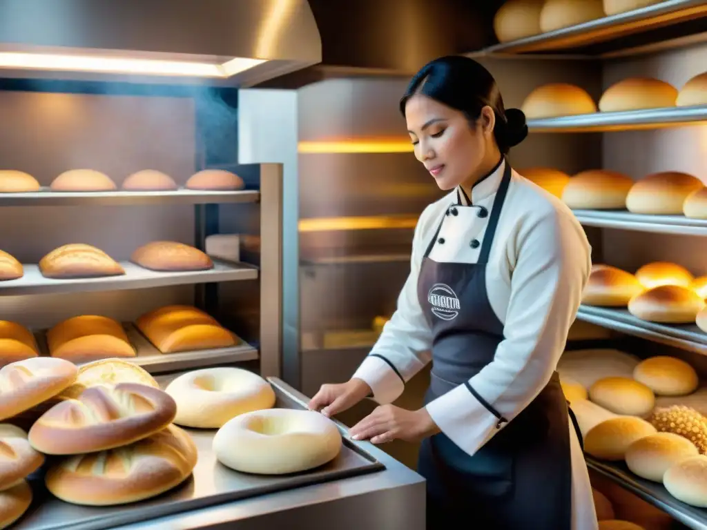 Panadería peruana con hornos inteligentes fusionando tradición y tecnología