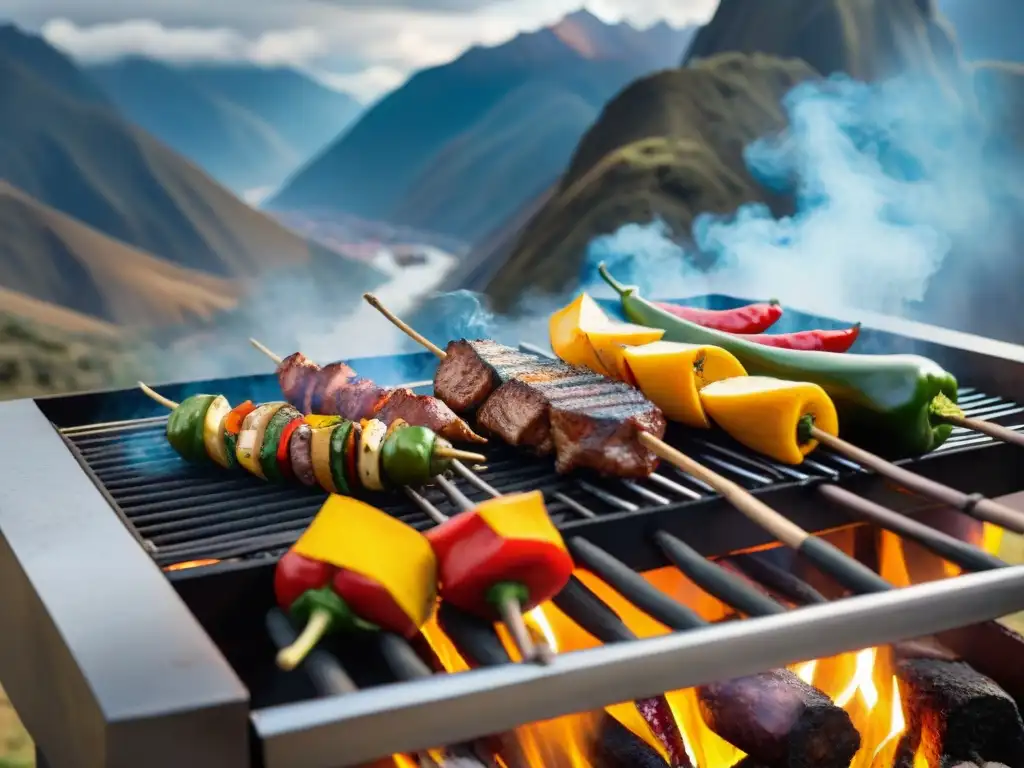 Parrillas Peruanas Sabor Andino en pleno auge culinario frente a los imponentes Andes