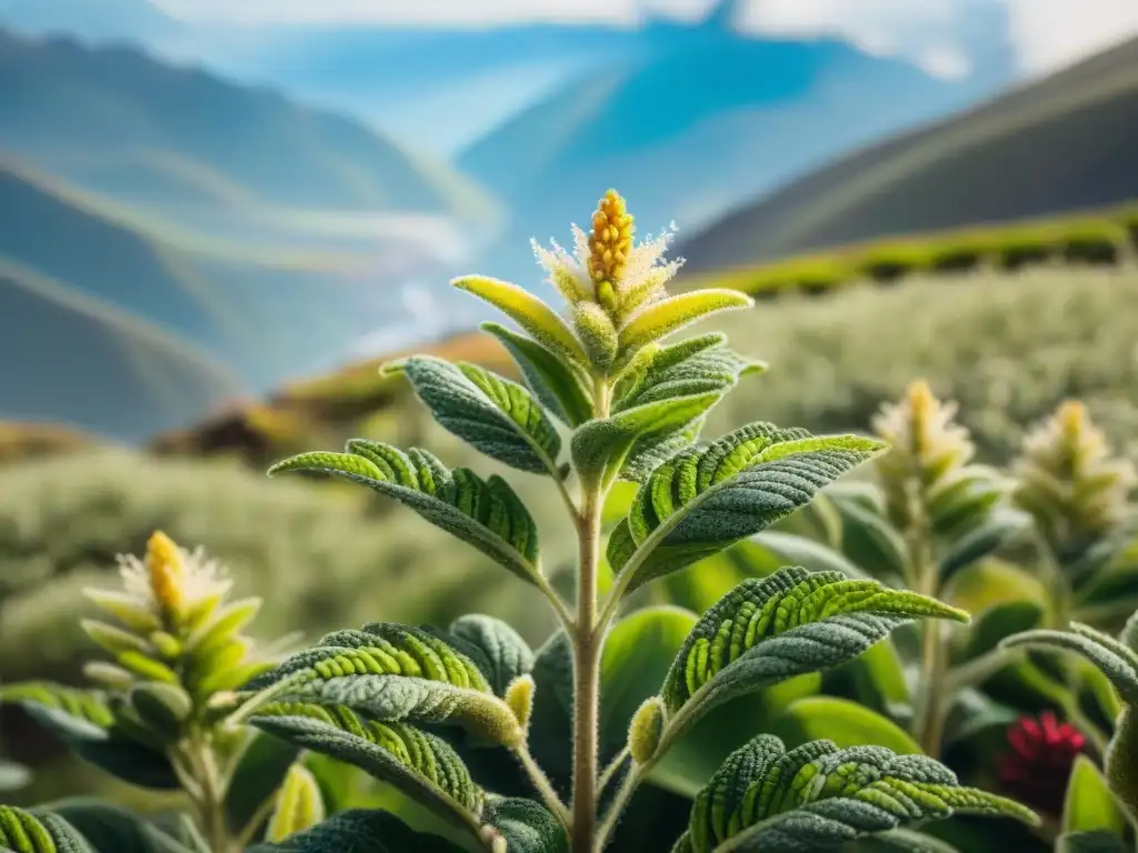 Plantas de quinua en las alturas, con startups peruanas revolucionando la industria del superalimento