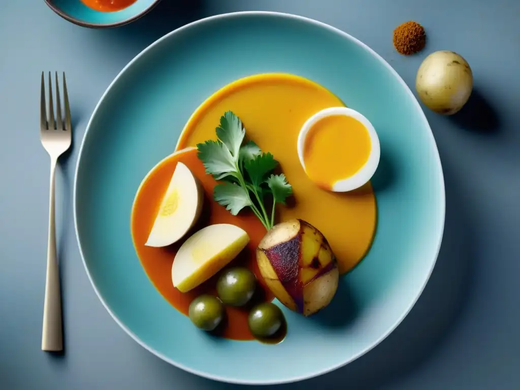 Plato de Papa a la Huancaína: tradición y modernidad en la cocina peruana platos tradicionales