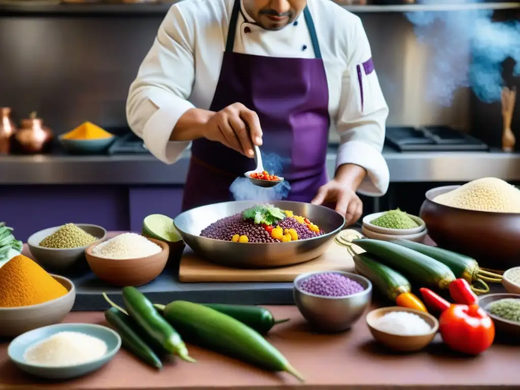 Platos ancestrales de la gastronomía peruana reviven en la habilidad del chef peruano