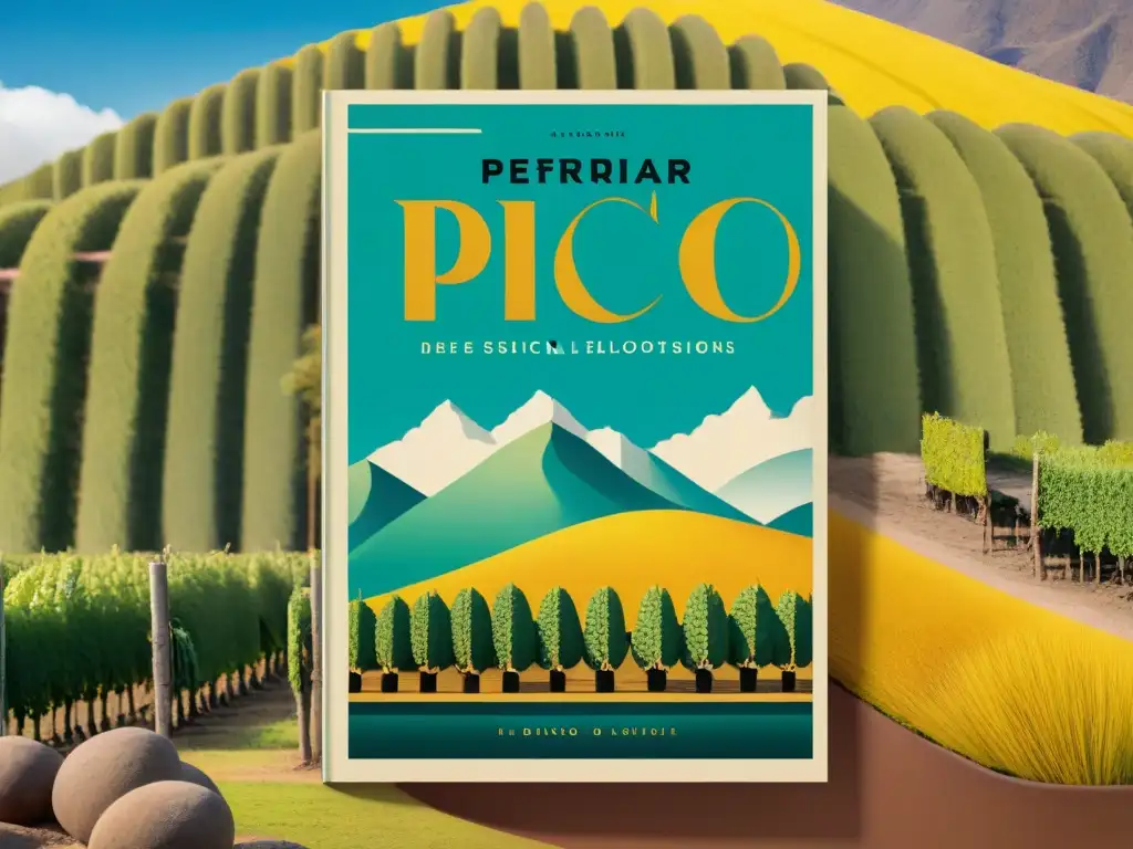 Portada vintage de revista peruana sobre Pisco: 'Edición Especial: El arte de elaborar Pisco'