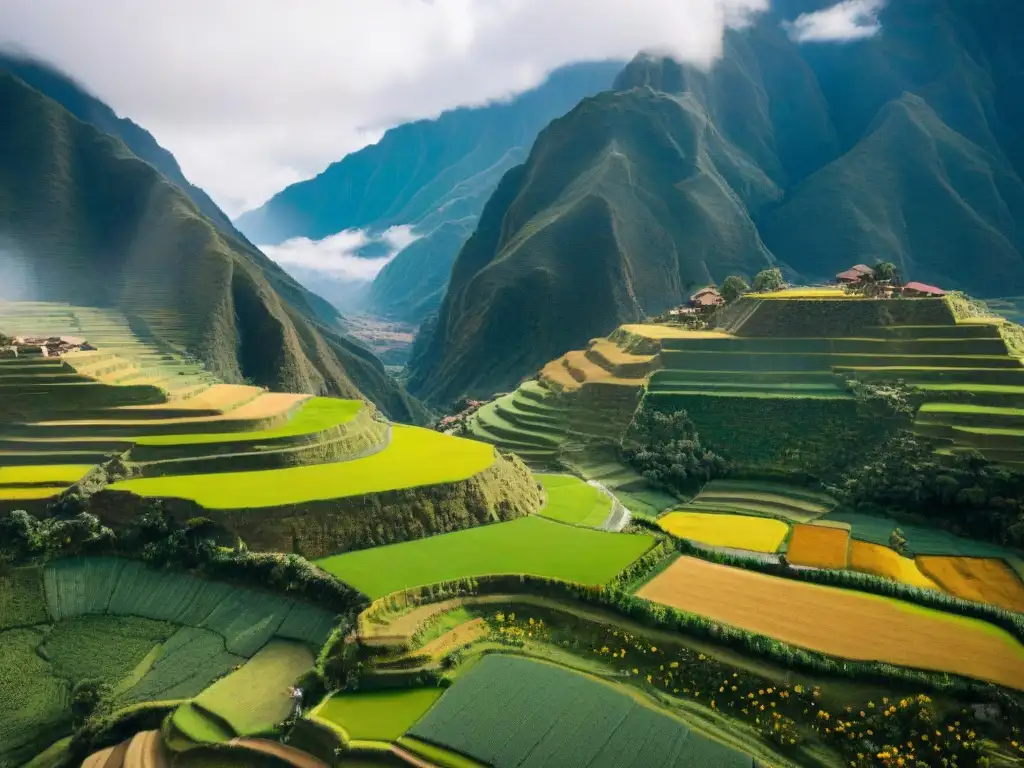 Prácticas agrícolas sostenibles en terrazas del Valle Sagrado, Perú