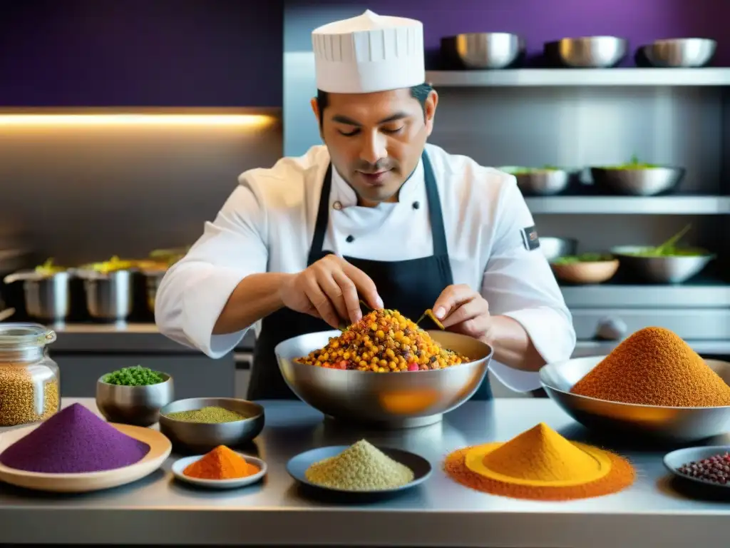 Preparación de recetas peruanas innovadoras en casa por un chef experto