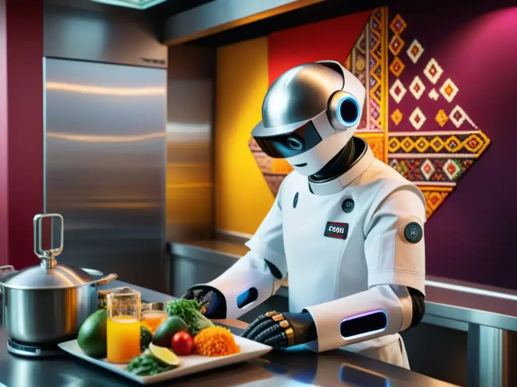 Robot de cocina en restaurante peruano fusiona tradición con IA