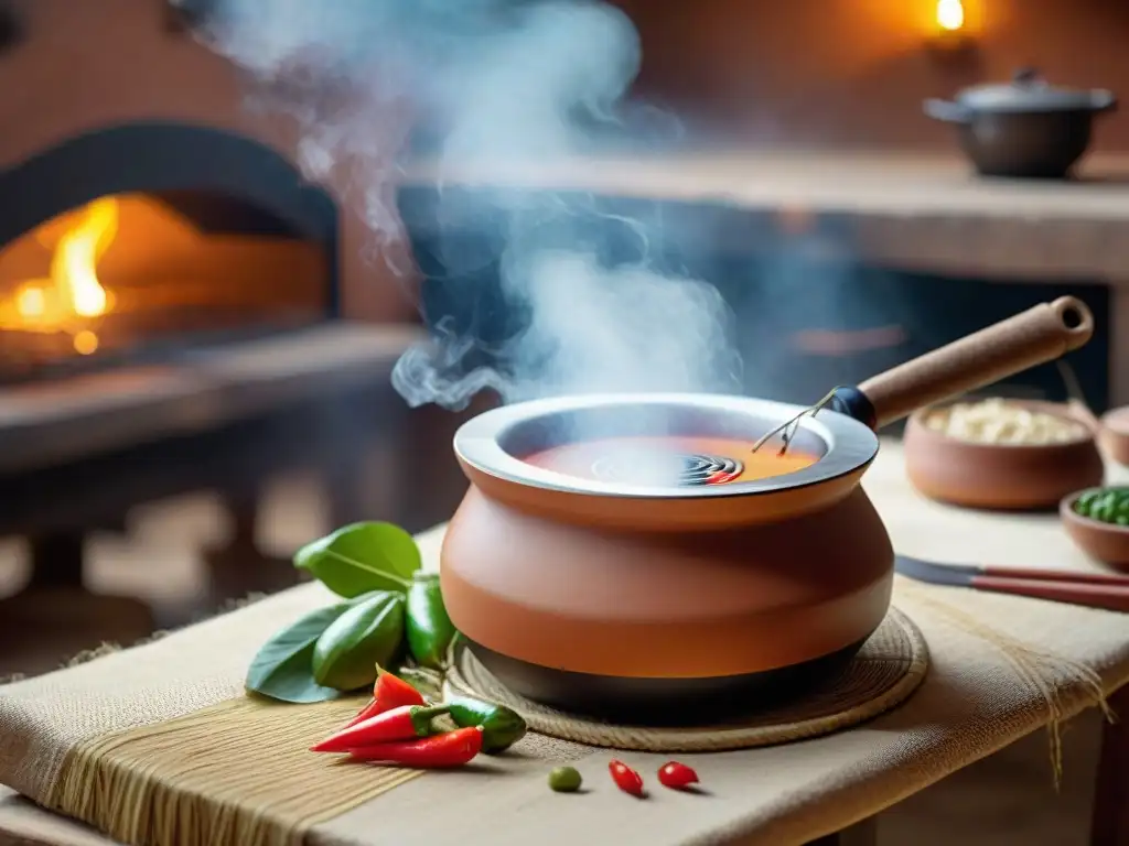 Sensor de temperatura integrado en olla peruana, fusionando tradición e innovación en la cocina