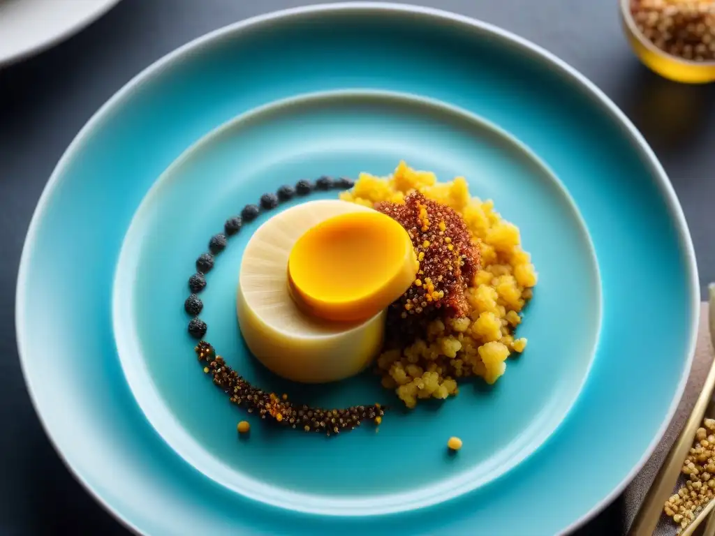 Una sorprendente transformación del tamal peruano en un plato de alta gastronomía