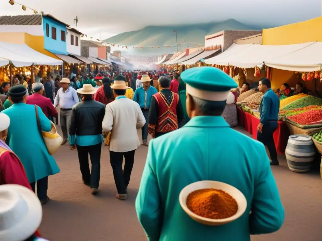 Sumérgete en el bullicioso Festival del Ají en Tacna: un mercado lleno de colores, aromas y música andina