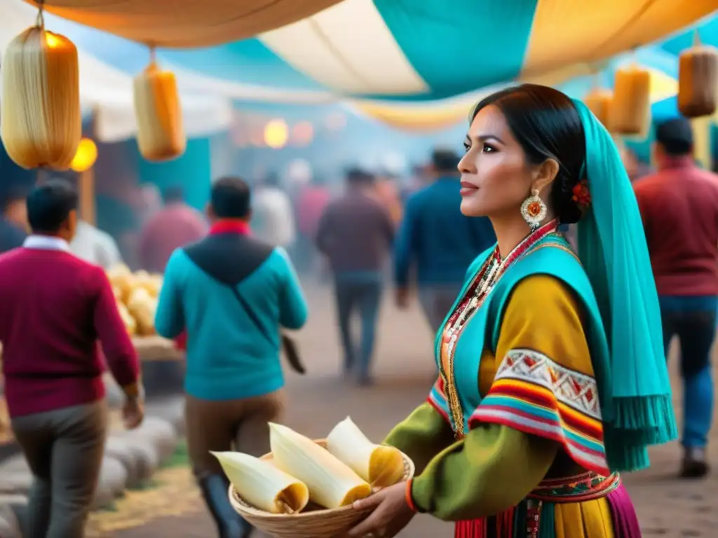 Sumérgete en la vibrante atmósfera del Festival de tamales peruanos autóctonos con colores, bailes tradicionales y deliciosos tamales