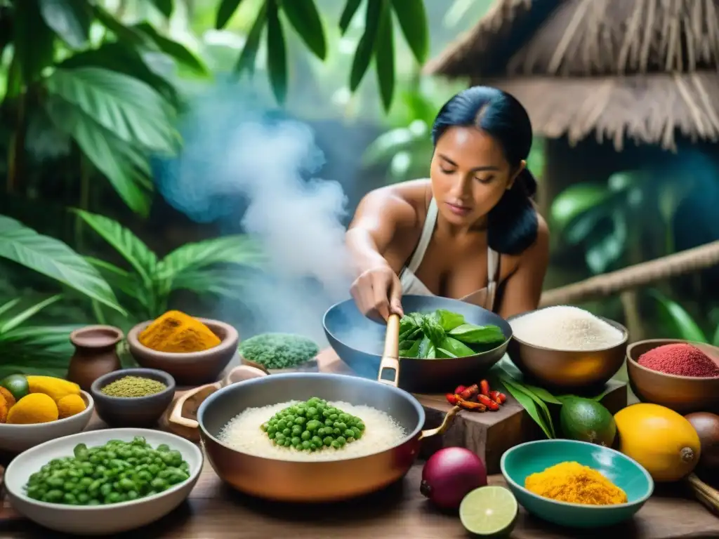 Talleres de cocina con ingredientes de la selva amazónica: diversidad, colores vibrantes y comunidad