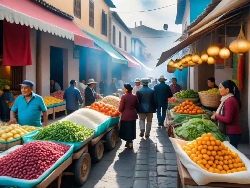 Explora la vibrante escena culinaria en El Mercado San Camilo, Arequipa
