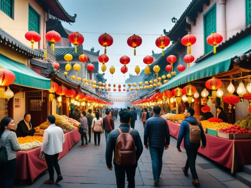 Vibrante escena de Chinatown Lima con fusiones gastronómicas peruanas con influencia asiática