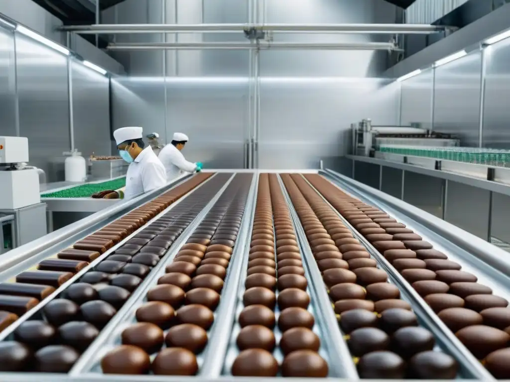 Vibrante fábrica de chocolate peruano 2021 con tecnología avanzada y eficiencia innovadora