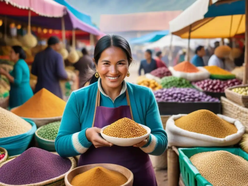 Vibrante mercado peruano de superalimentos, con diversidad y autenticidad