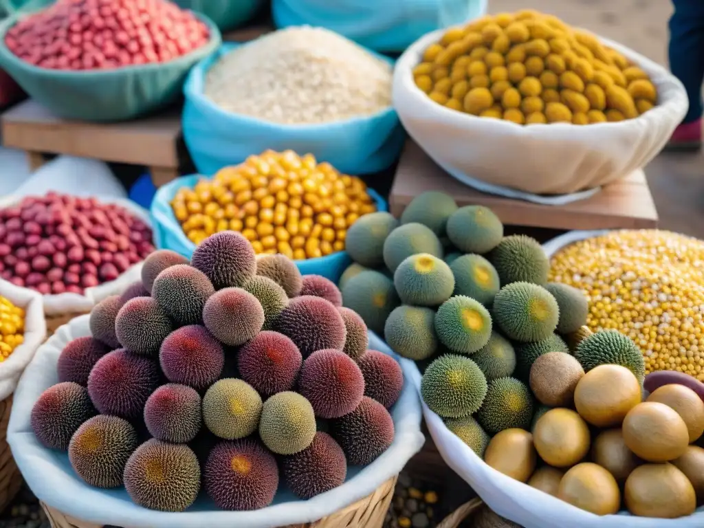 Un vibrante mercado en Perú: biodiversidad cultivos gastronomía marina