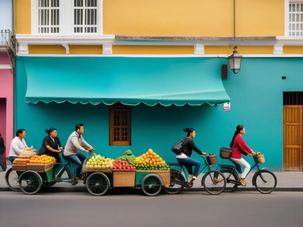 Un vibrante paseo en bicicleta por la gastronomía peruana en las calles de Lima