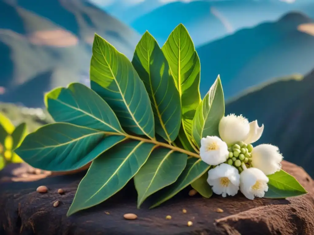 Vibrante planta de tarwi con beneficios en cocina, en los Andes